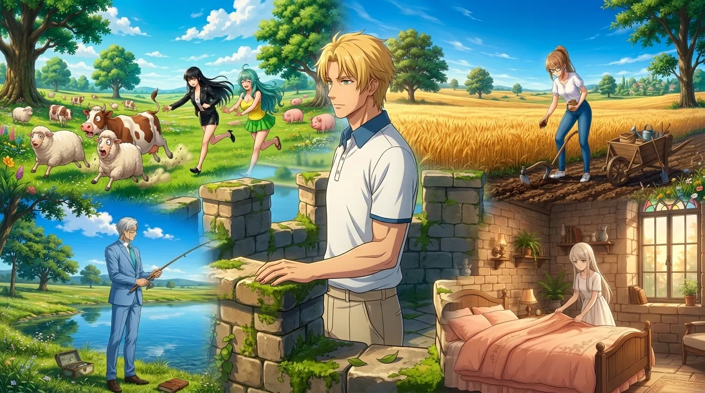 それぞれが好き勝手に動き回る、穏やかなユートピアの昼。