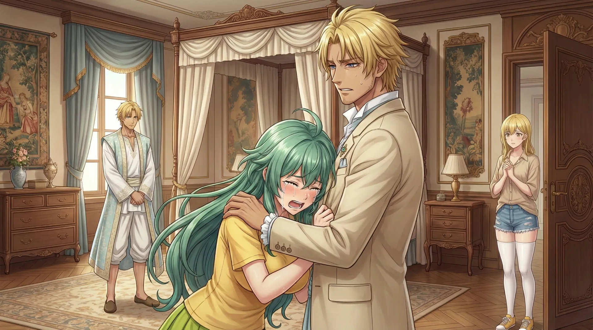 ソニアが、ラムリアースの胸で号泣する場面