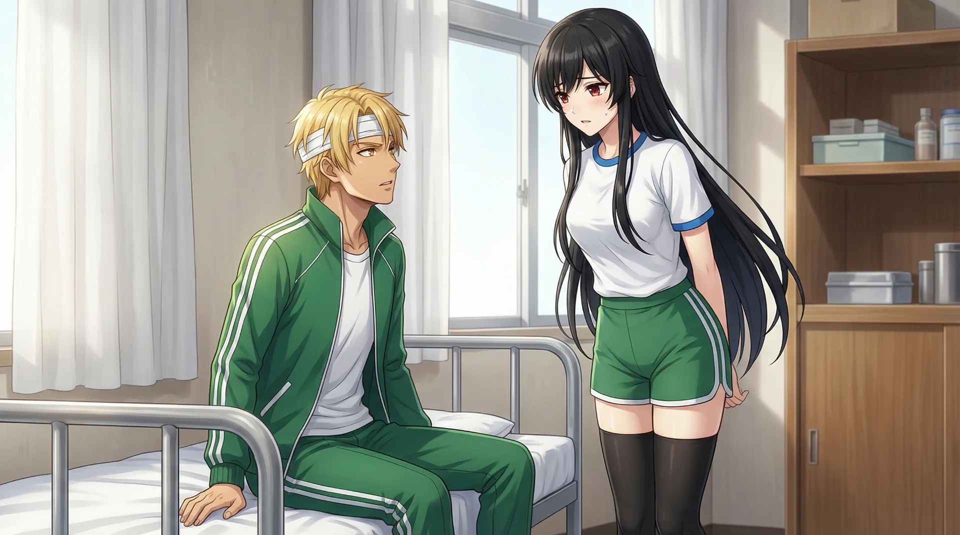 リリスがラムリーザに、悩みを打ち明ける場面