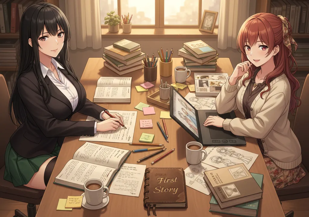 星樹綺譚の制作風景イメージ